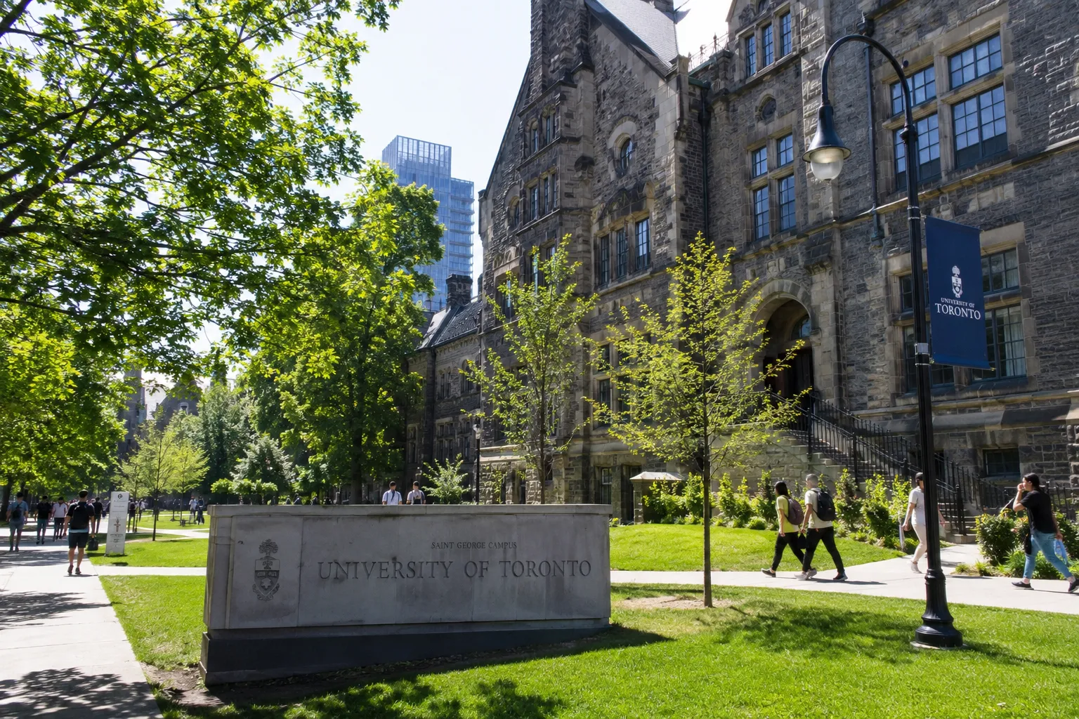 Canadian university campus